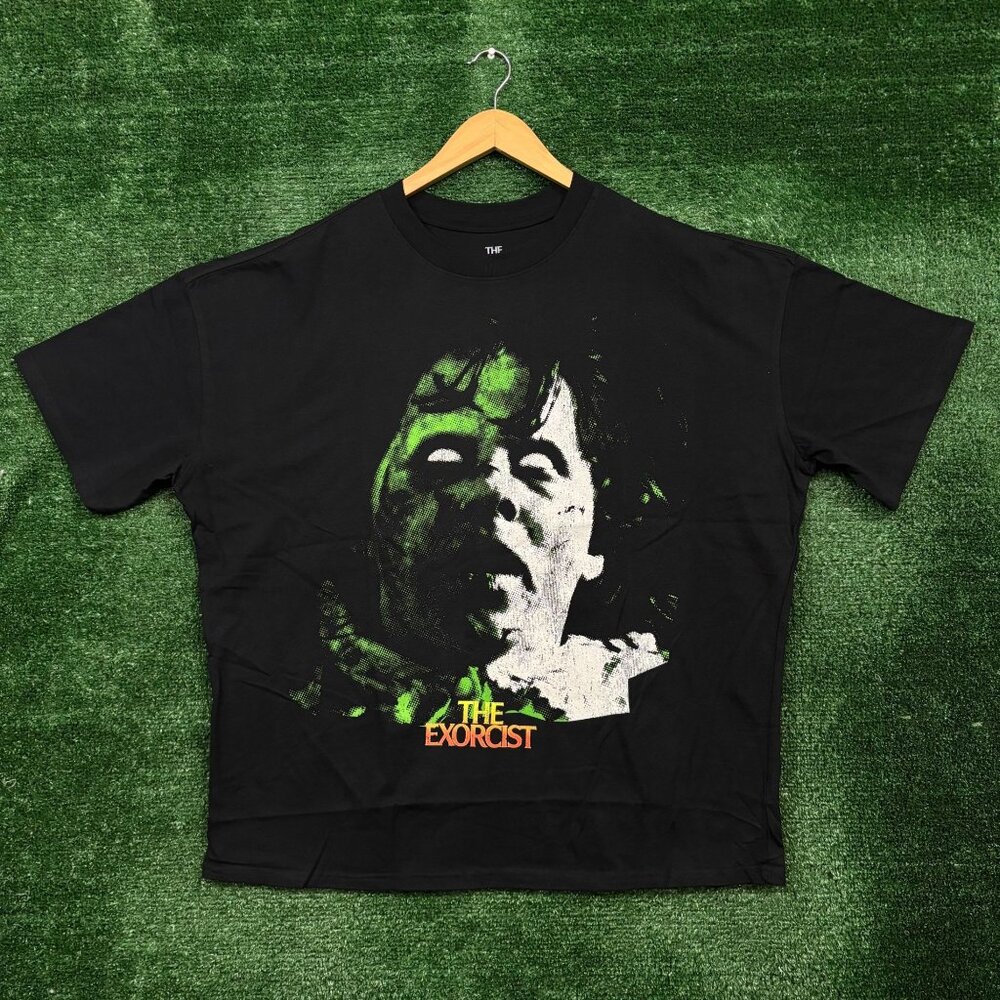 The Exorcist I'm Not Regan Horror Movie Poster Oversized T-Shirt Size Large